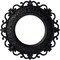 Ekena Millwork Orrington Ceiling Medallion (Fits Canopies up to 6 5/8"), 13 1/4"OD x 6 5/8"ID x 1 1/8"P, Steel Gray CM13ORSGS - alternate 1